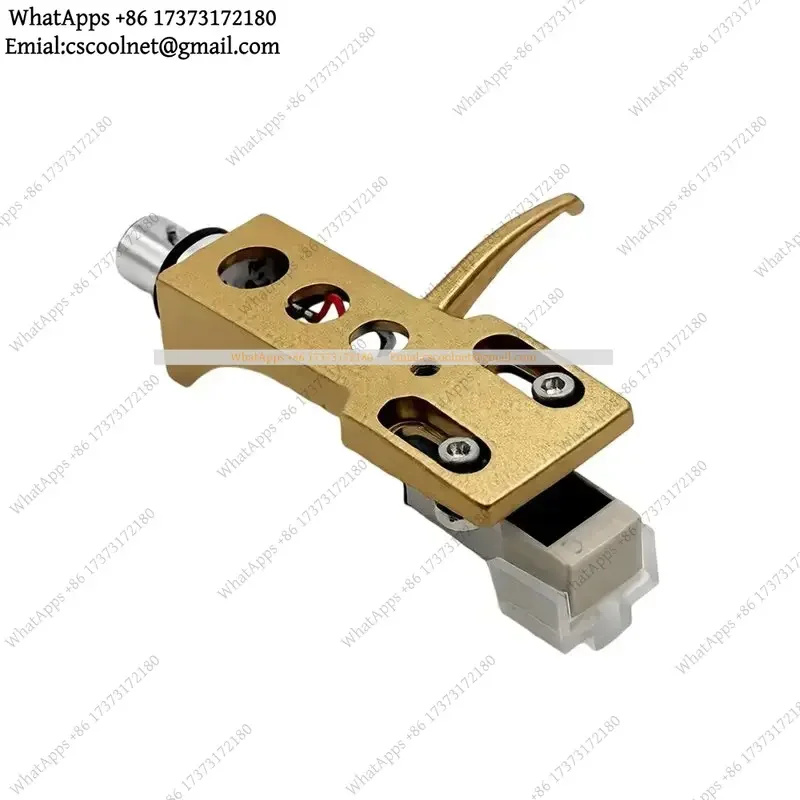JS02 B03B AT3600L Stylus & Universal Gold Turntable Headshell Kit – Phono Cartridge Mount for LP Vinyl Record Player