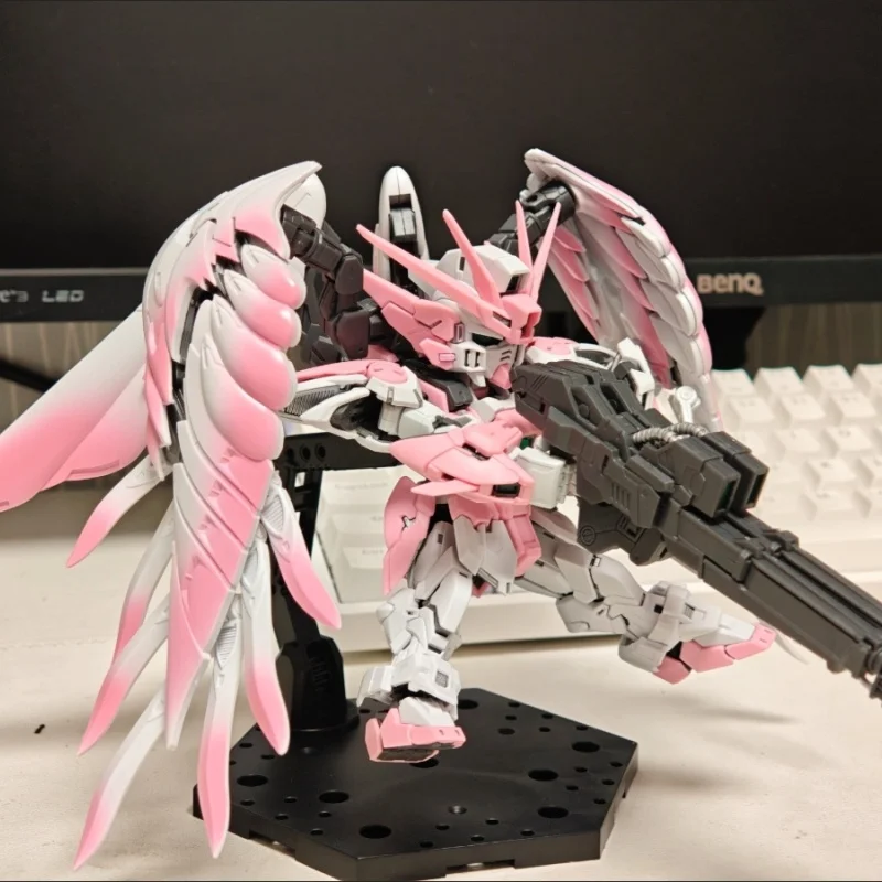 Nowość w magazynie Gaogao Model Wing Zero Sakura Ew Xxxg-00w0 Mgsd Model do Składania Zestaw Zabawek Figurki Akcji Robot Kolekcja Zabawek Prezent