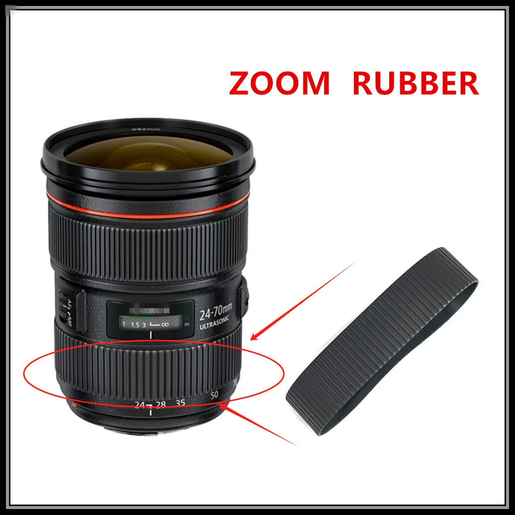 Новинка для объектива Canon EF 24-70 мм F2.8L II USM Zoom резиновое кольцо фокусировки EF 24-70 2,8 F2.8 F/2,8 L 2.8L F/2.8L II