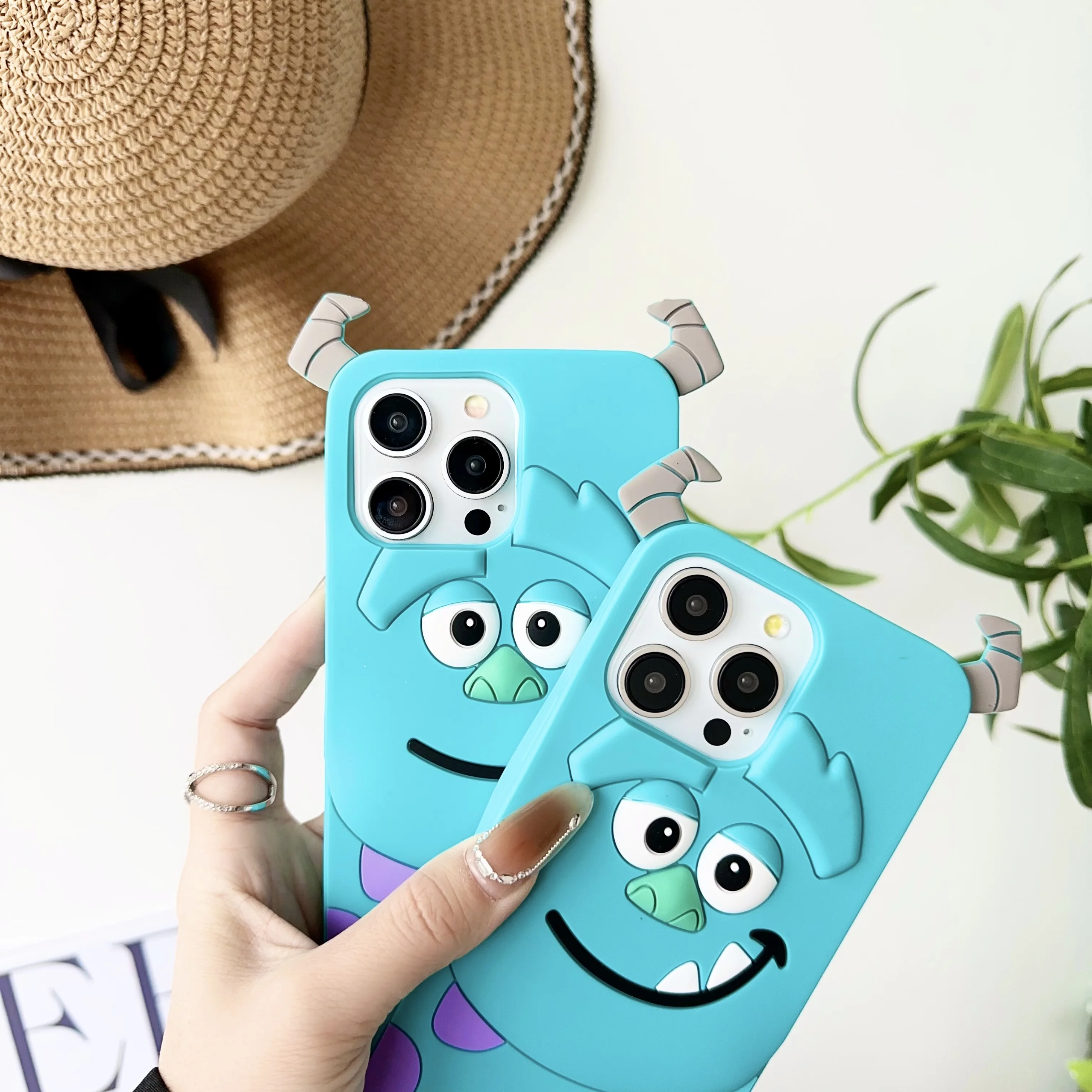 Sulley Silicone Soft Case For Samsung Galaxy A52 A51 A54 A24 A34 A55 A30s A53 A32 A50s A15 A25 A12 A35 A04s S21 FE S23 S24 Ultra