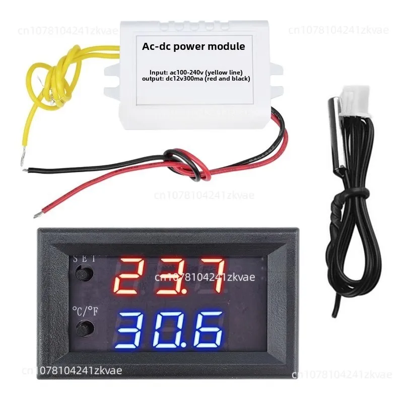 Electronic Temperature Controller 12v Digital Display Intelligent Temperature Controller Switch Temperature Controller