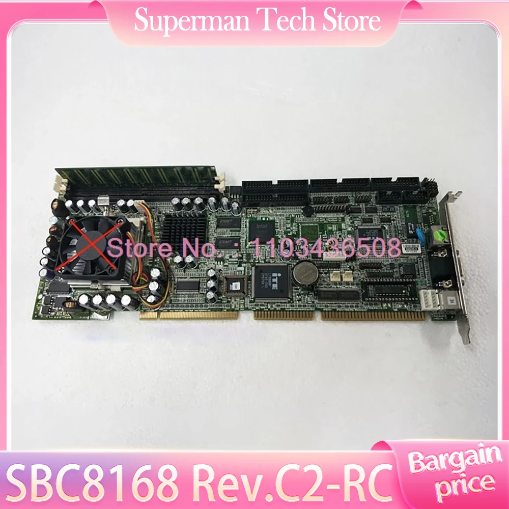 For Axiomtek Industrial Computer Motherboard SBC8168 Rev.C2-RC