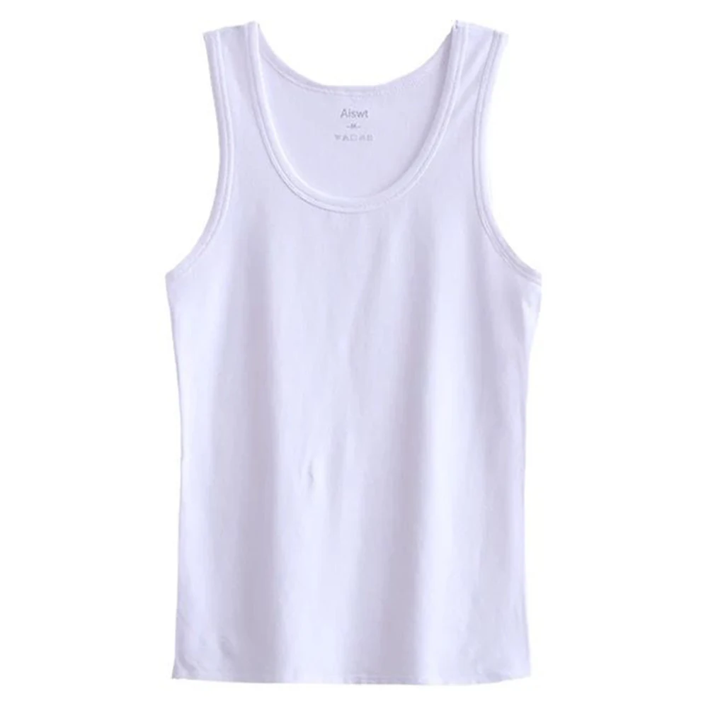 Summer New Tops Men Clothing Tank Tops Black White Gray Singlets Sleeveless Fitness Male Vest Casual Bodybuilding Vest B01403