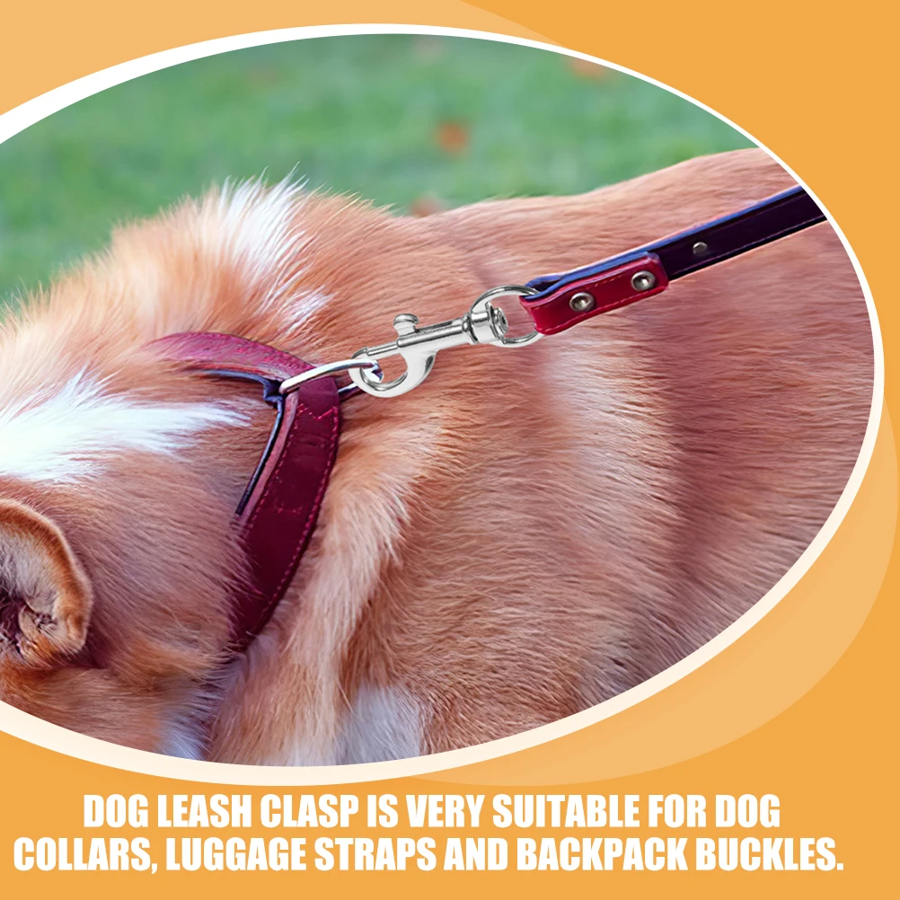 

40PCS Metal Dog Buckle Zinc Alloy Snap Clasp Durable 360 Degree Rotating Pet Leash Hook Suitable Dog Collars Luggage Backpack