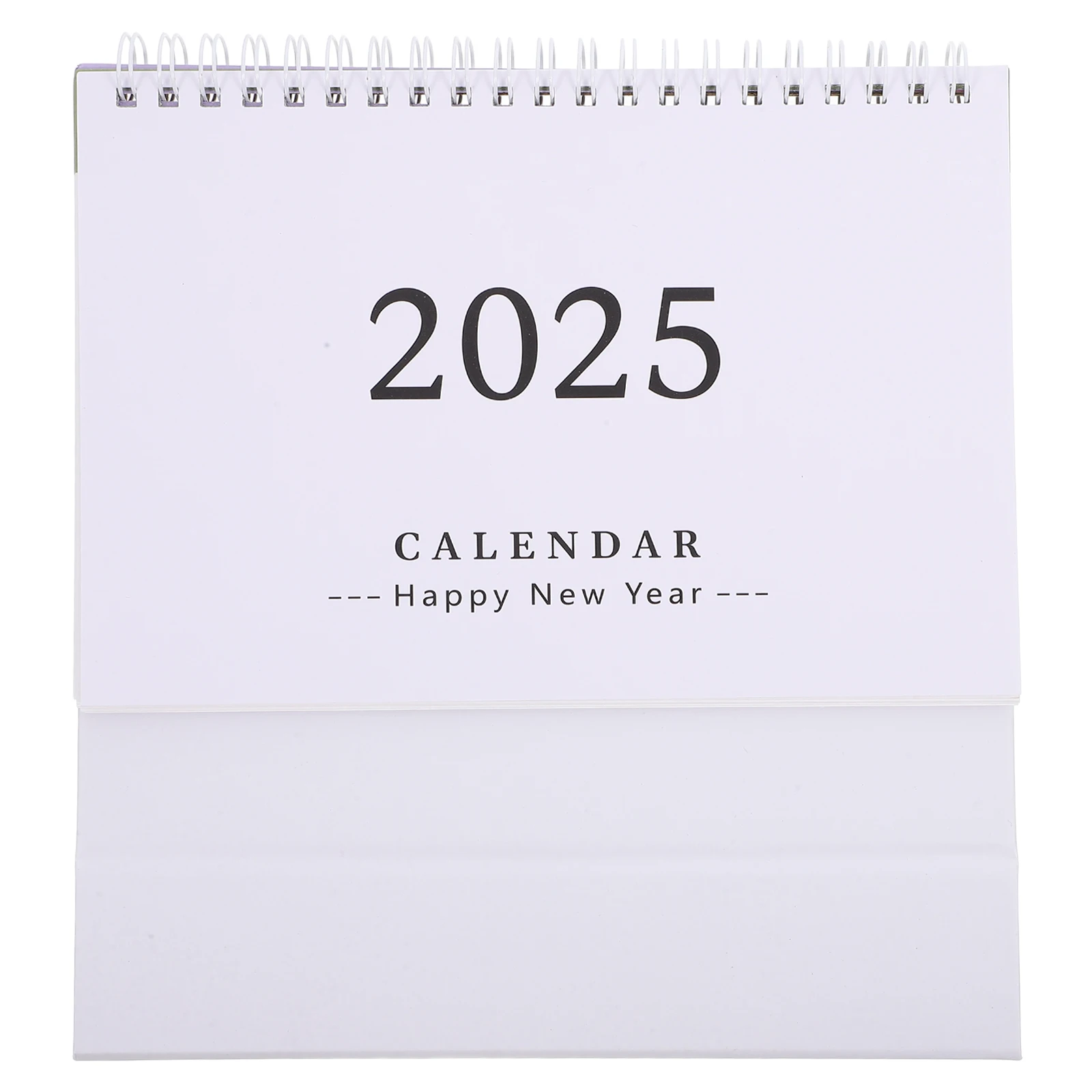 

English Version Calendar 2025 Lightweight Home Office Academic Desk Calendar Supplies St Daily Decorative Month Spiral