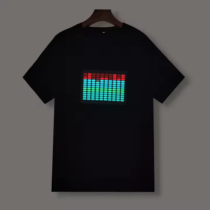 

wholesale 100% premium cotton custom Luminous printing logo reflective tshirts glowing in dark plus size men's t-shirts
