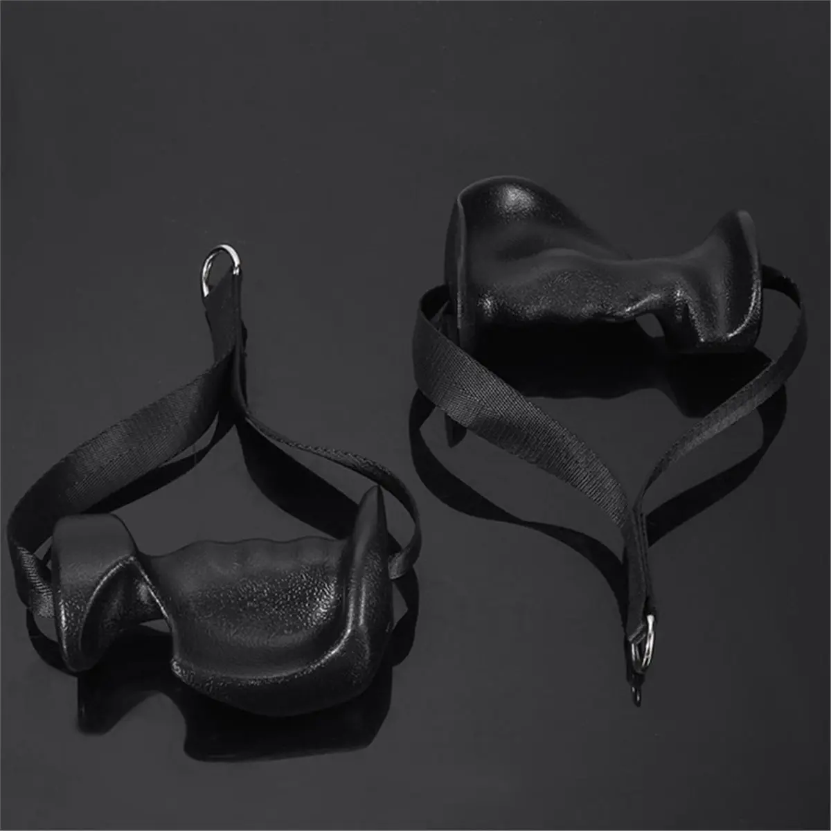 Nices 2 Pcs Ergonomic Exercise Handles, Resistance Band Handles Cable Machine Attachments for Gym Pulley Machine