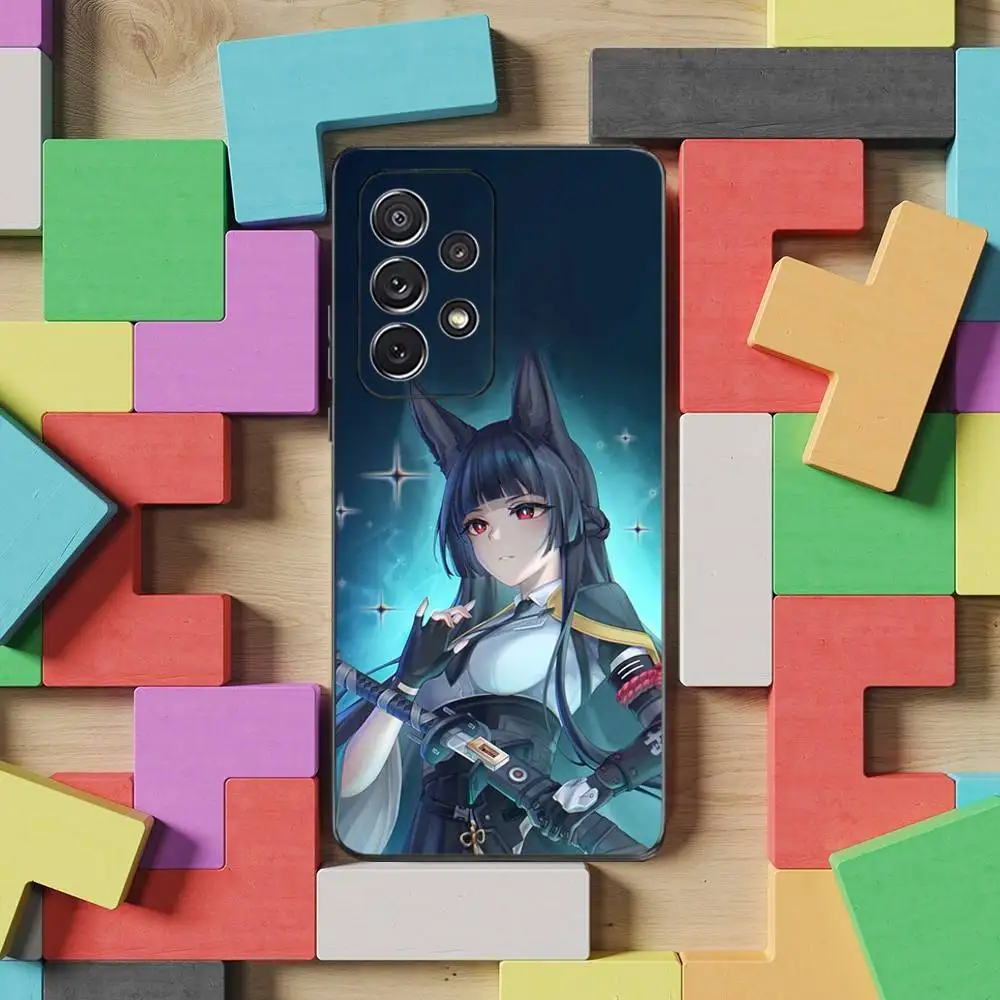 حافظة هاتف ZZZ H-Hoshimi M-Miyabi لهاتف سامسونج S25، S24، S23، S22، S21، S20، S10، Ultra، Plus، Lite، FE، غطاء أسود من السيليكون الناعم