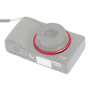 리코 GR III HDF GR III GRIII GRIII GR3 카메라용 내구성 알루미늄 렌즈 링, 리코 GN-1 렌즈 장식 링 캡 교체, 1 개 