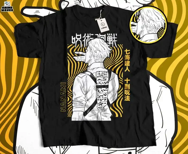 Cursed Sorcerer Unisex T-shirt - Anime Style, Japanese Manga Shirt, Tokyo Streetwear, Japan Inspired Clothing, Otaku Apparel, Vi