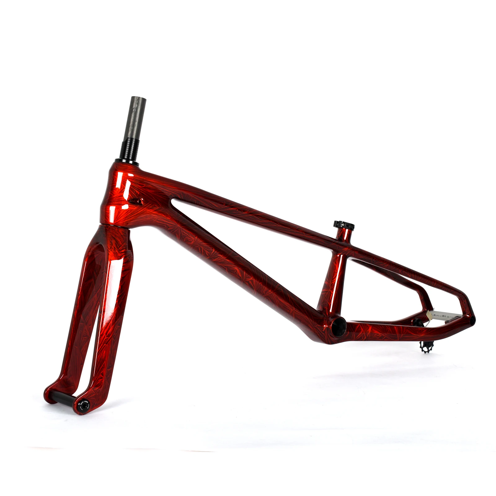Tideace 20er BMX Freestyle Carbon Frame | Ultralight Carbon Fiber,Racing Grade,Off-Road Bicycle Frame,20inch