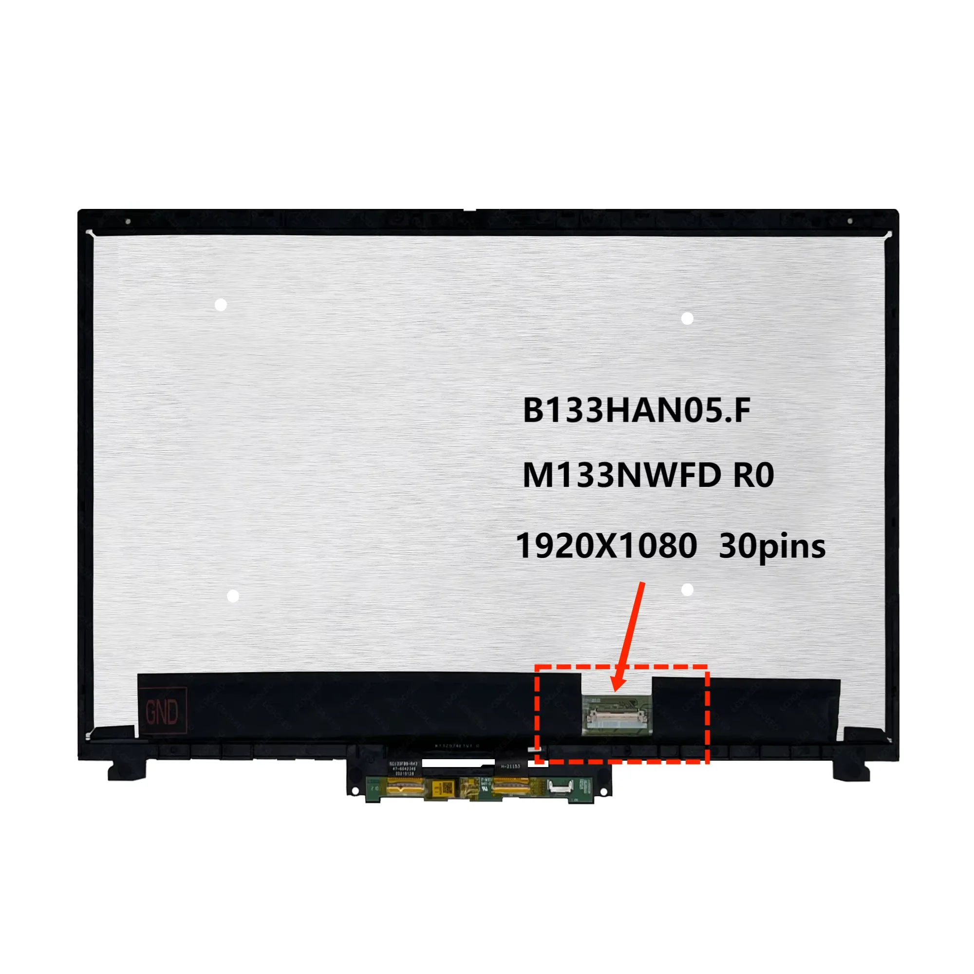 13.3'' SL11B03970 LED LCD Touch Screen Display Assembly With Frame for Lenovo ThinkPad C13 Yoga Gen1 Chromebook 1920X1080 30pins