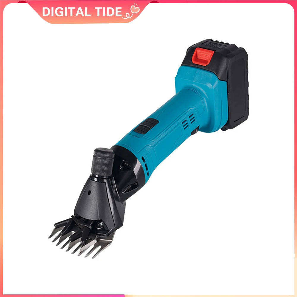 5 Gears 9 Teeth Electric Sheep Goat Shearing Machine Farm Sheep Wool Shaving Clipper Shear Tool for Makita 18V Battery