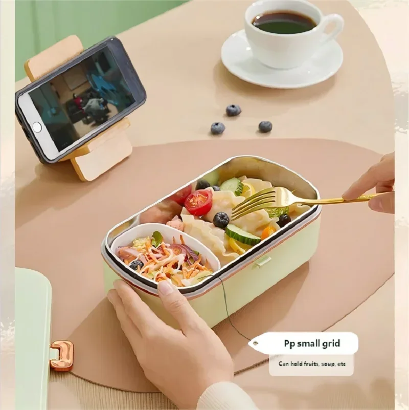 900ML Electric Lunch Box Portable Food Warmer With Heat Preservation For Office Worker Student Camping Heated Meal Box