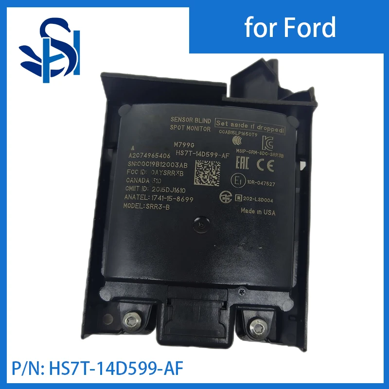 

HS7T-14D599-AF Blind Spot Monitor Radar Sensor Module with Bracket for 2017-2020 Ford Fusion