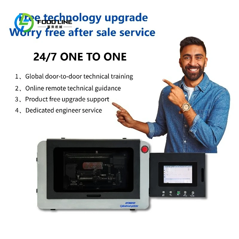 Dostosowana Mini Drukarka UV Stołowa Cylindryczna do Butelek |   Wysoka precyzja 360 °   Maszyna do drukowania na naczyniach i kubkach na zamówienie