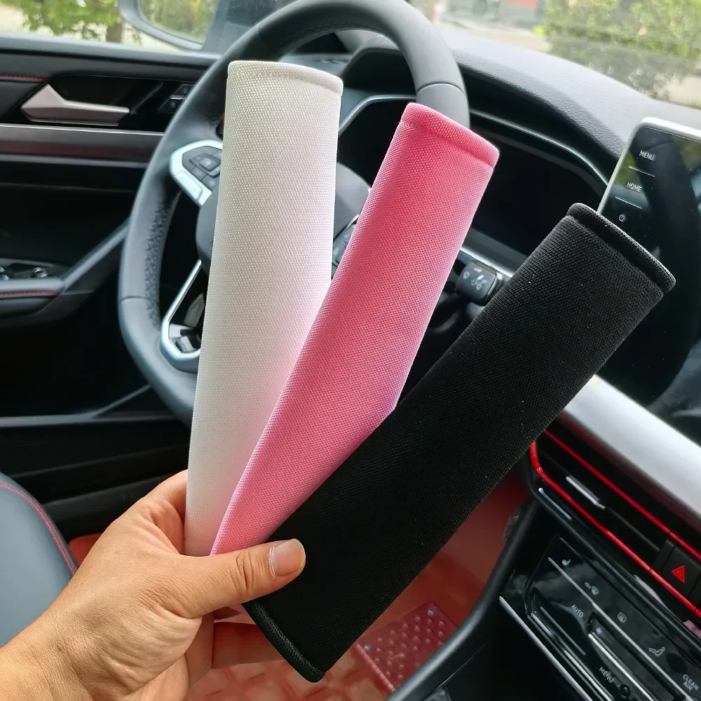 Soft Polyester Car Seat Belt Shoulder Cover Universal Comfort Safety Strap Pads for Adult Child Car Vehicle Interior Accessories