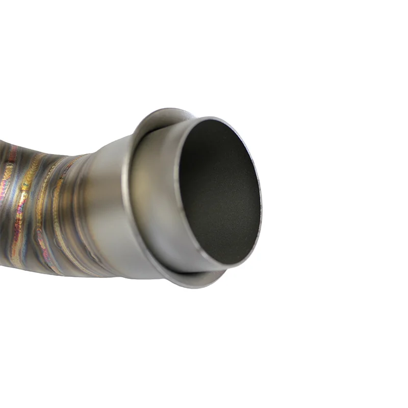 ل KTM 790 DUKE 2020-2022 دراجة نارية العادم الهروب أنظمة موتو الفولاذ المقاوم للصدأ منتصف وصلة الأنابيب ربط كاتم الصوت الأصلي #6