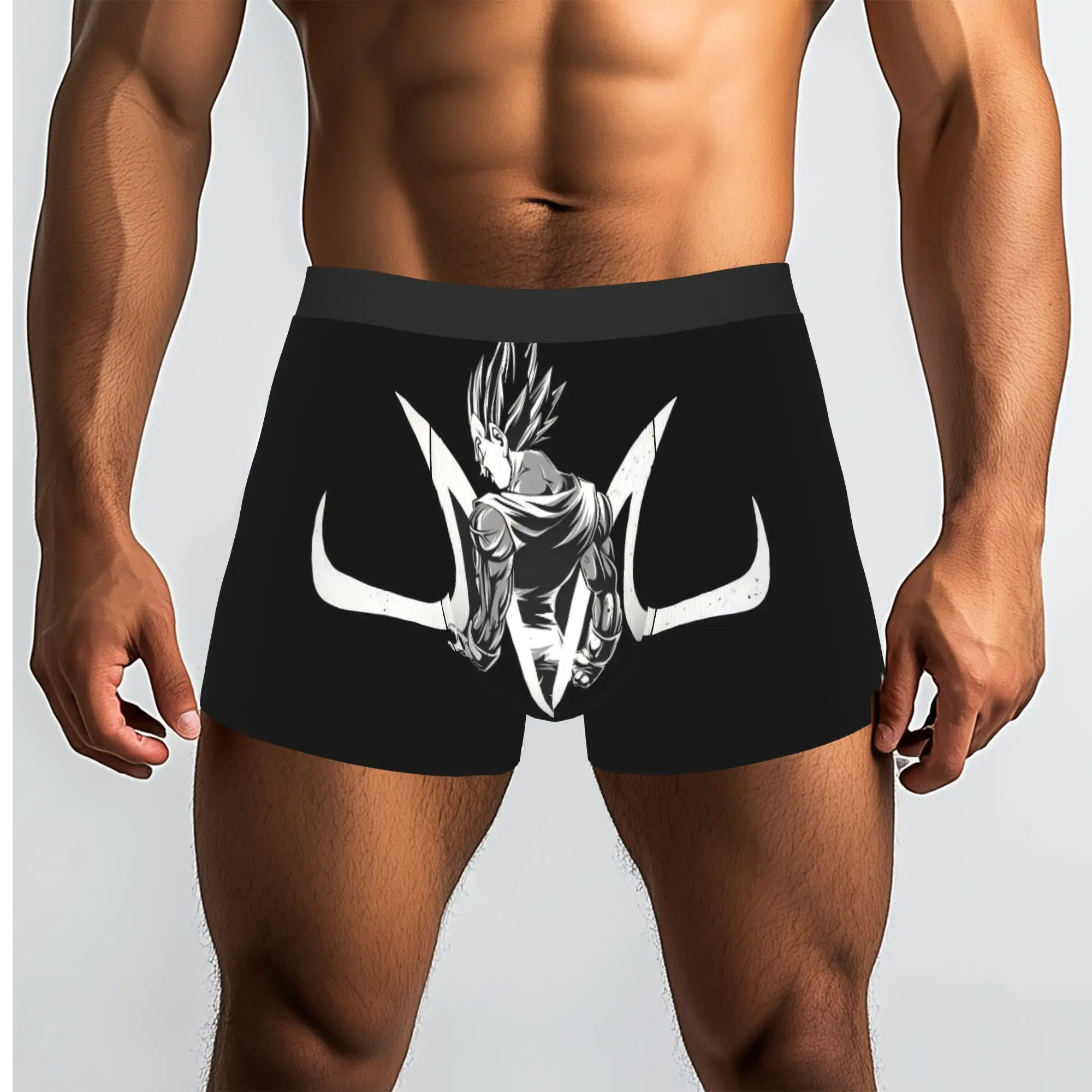 Vegeta and Majin Symbol Dragon Ball Underpants Homme Panties Men's Underwear Ventilate Shorts Boxer Briefs