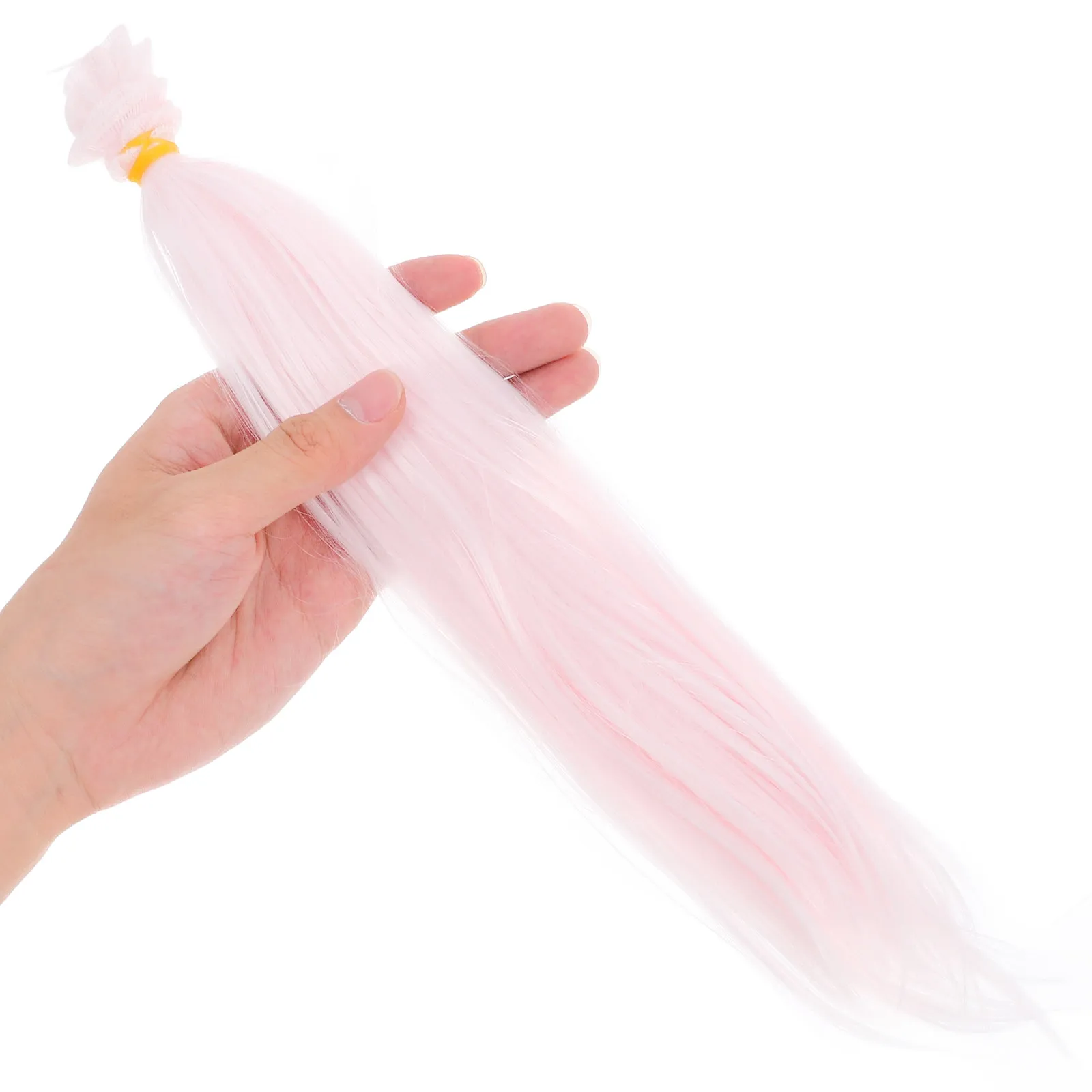 Synthetic Curly Hair Extensions Long Wavy Doll Hair for DIY Crafts Decoration Making Supplies