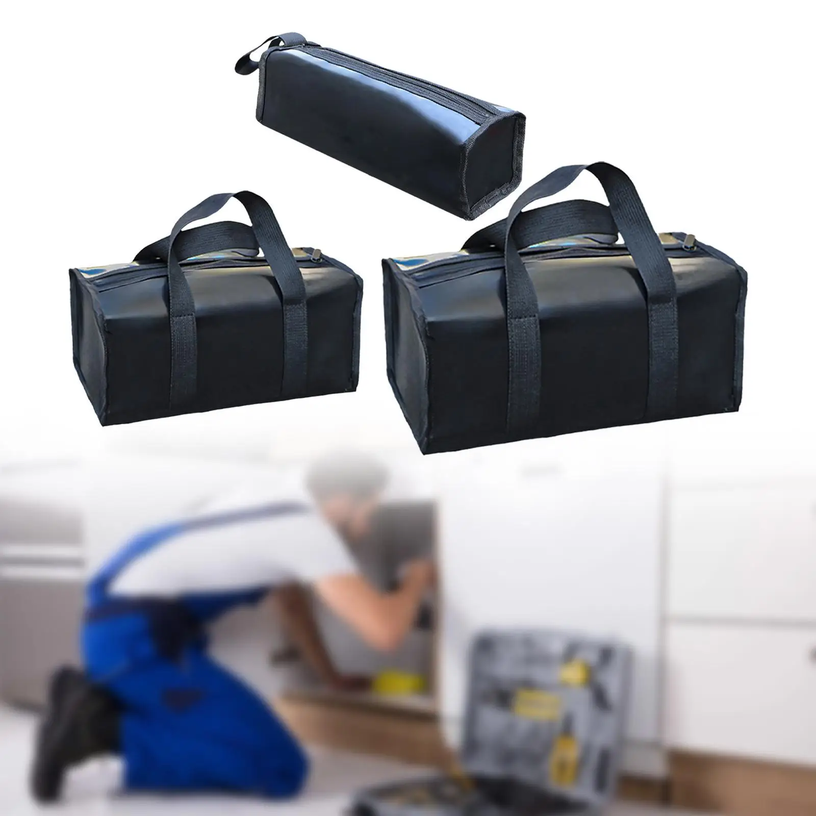 حقيبة تخزين الأدوات، منظم متعدد الاستخدامات لأدوات البستنة والسباكين والنجارين