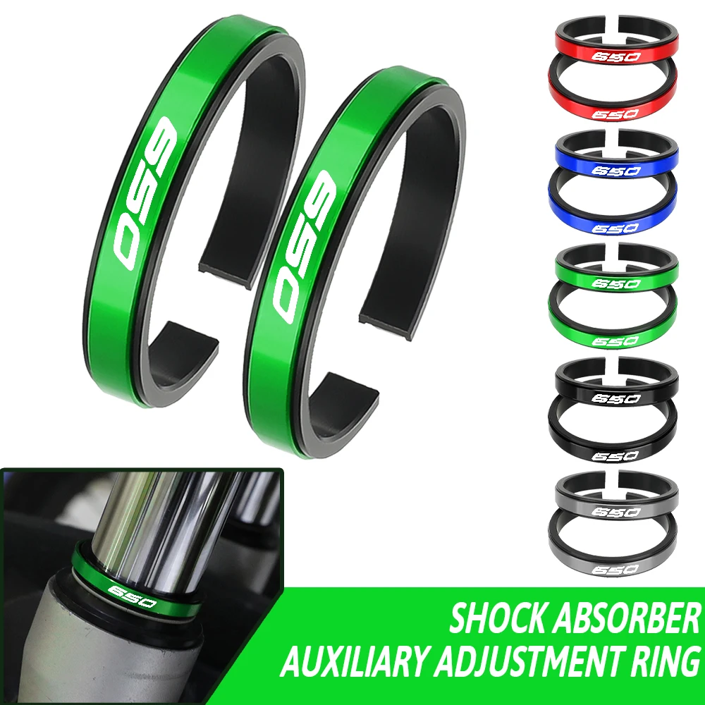 

Motorcycle Front Shock Absorber Auxiliary Adjustment Ring Accessory FOR KAWASAKI 650 2006 2007 2008 2009-2026 30-39MM 40-50MM