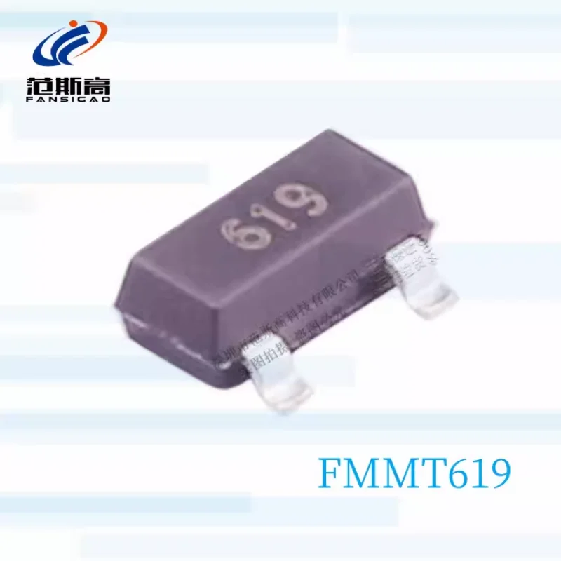 1pcs/lot Original Fmmt619 Silk Screen 619 Patch Sot-23NPN50v2a TransistorBJTwith SingleCJLong Electricity