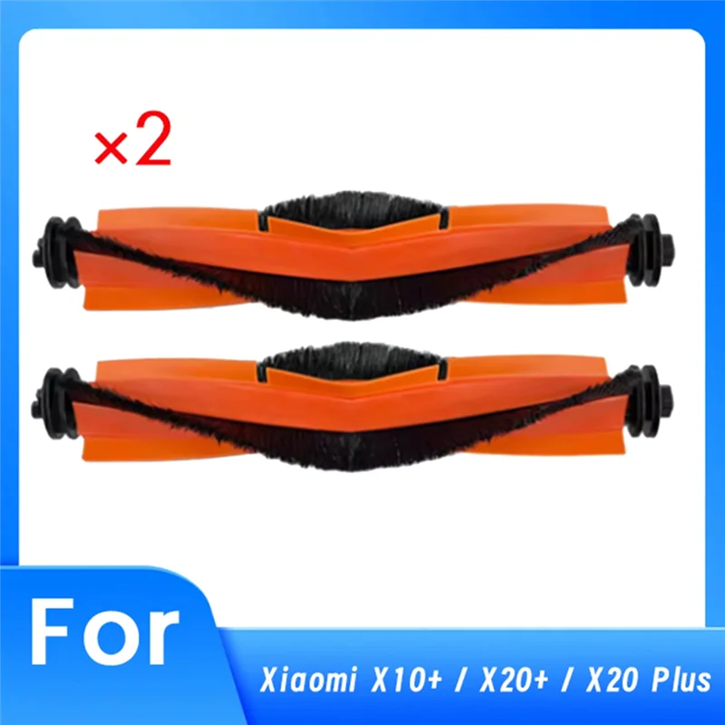 

AT63-2 Pcs Main Brush For Xiaomi X10+ / X20+ / X20 Plus Sweeping Machine Cleaner Parts Replacement