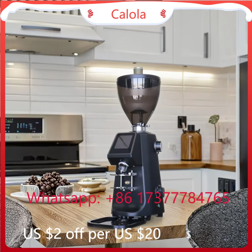 Automatische Kommerzielle Kaffeemühle mit 74mm Flachmahlwerk — LCD-Digitalsteuerung