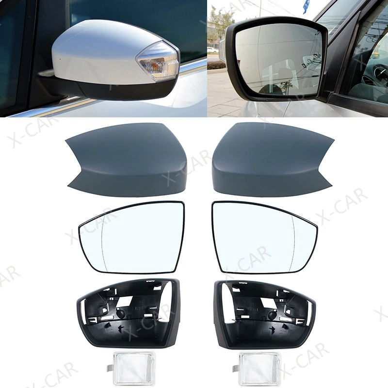 

Car Rearview Mirror Frame Cover Cap For Ford S-MAX Smax 2006-2015 C-MAX Cmax 2011-2015 Kuga Escape 2008 Side Mirror Glass Lens