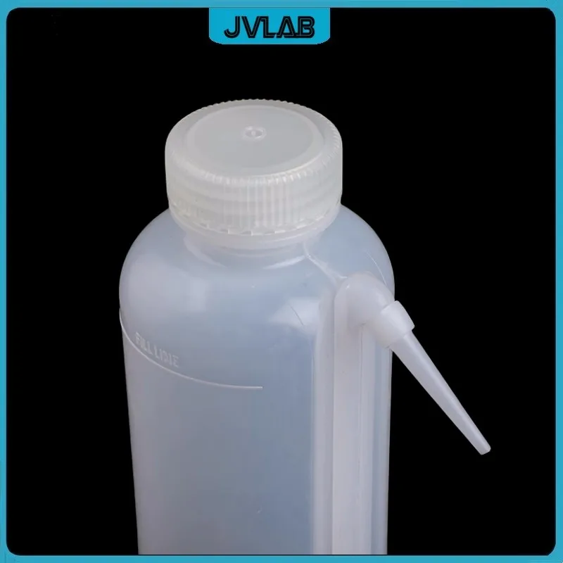 Plastic Wash Bottle Laboratory LDPE Squeeze Measuring Bottle For Lab Use Integrated Body & Separating Tube 500ml Wide Caliber