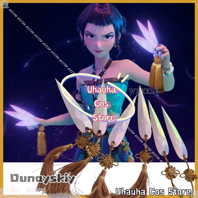 

Zoey 코스프레 3D Polylactic Acid Chinese Knots Props 6pcs Anime Movie Kpop Demon Cosplay Halloween Christmas Party Gifts Disguise