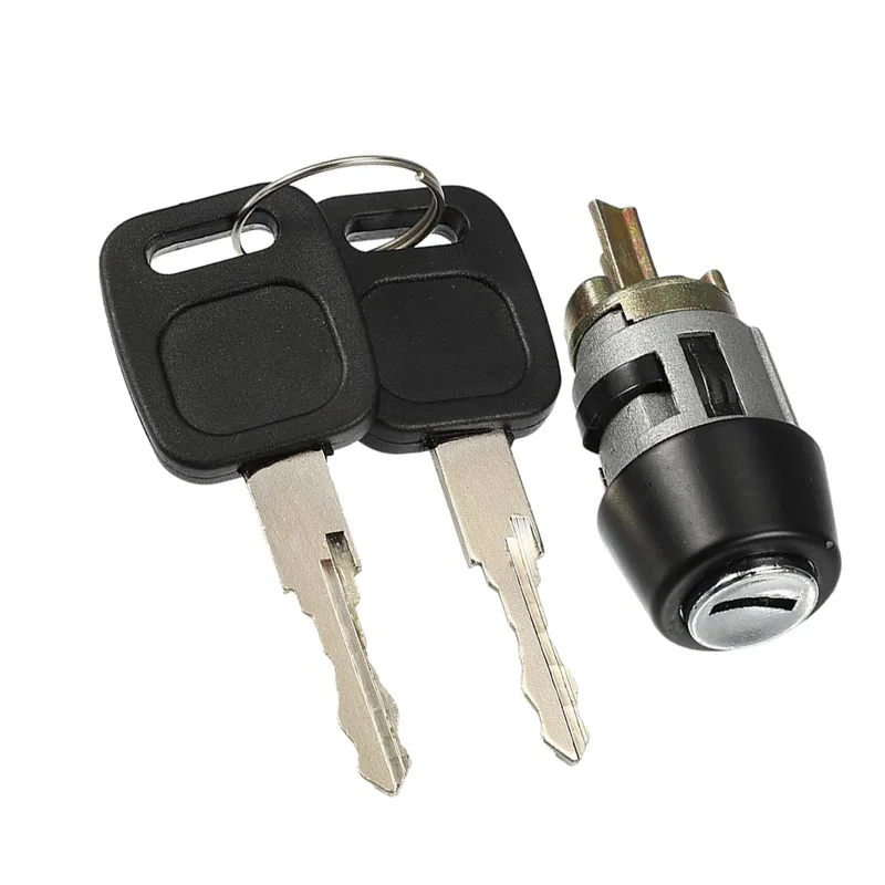 Ignition Lock Cylinder with 2 Keys for Audi 100 C4 A6 1990-1997 Audi 80 B4 1991-1995 Replaces 4A1905855