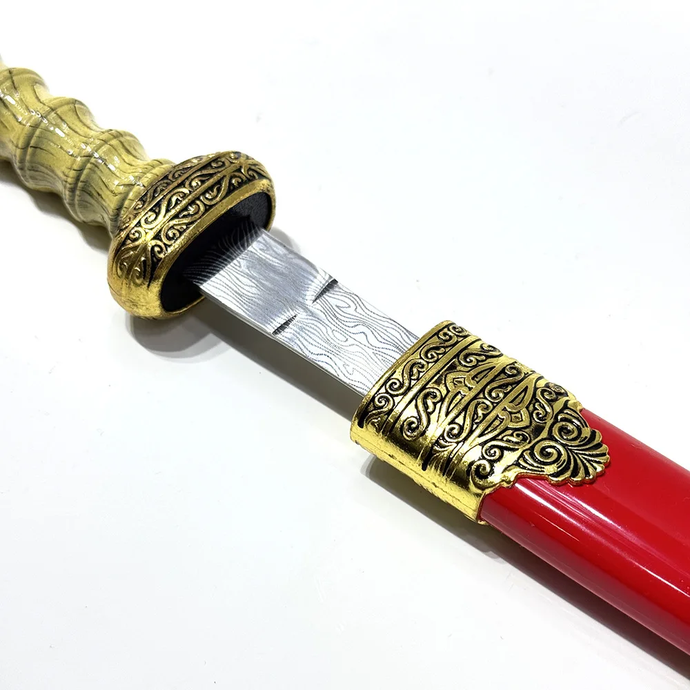 29cm European Western Swords Uncut Blade Weapons Model Cosplay Props Desktop Display Ornaments Collection Birthday for Girl Boys - view 4