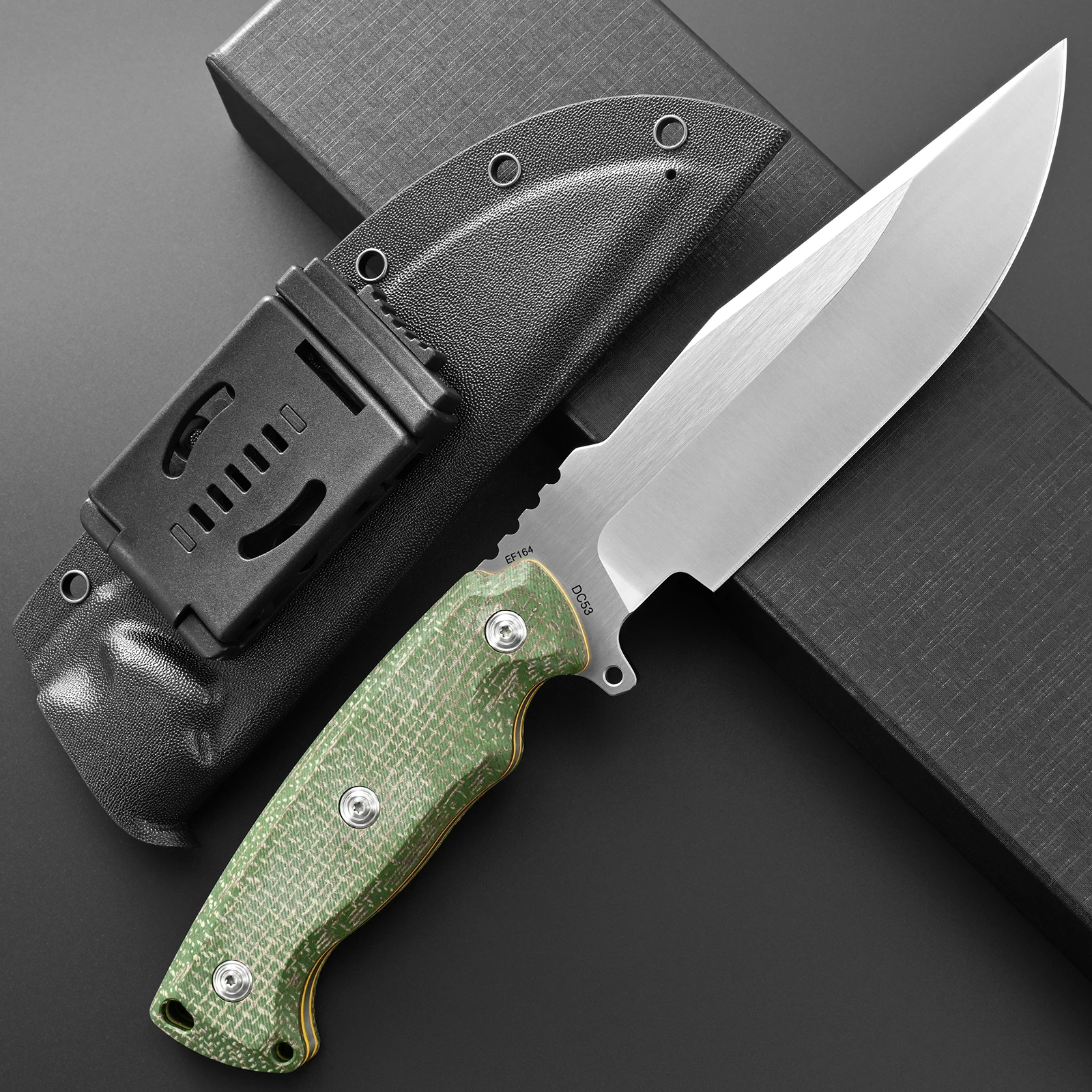 Eafengrow EF164 Fixed Blade Kn - đánh giá và giá Bushcraft Knife Fixed