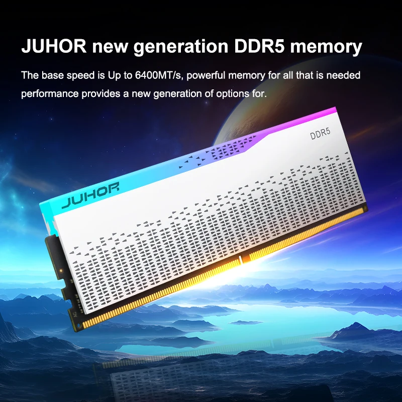 JUHOR RGB RAM DDR5 16GBX2 5600MHz Desktop DIMM Memory - AliExpress 7