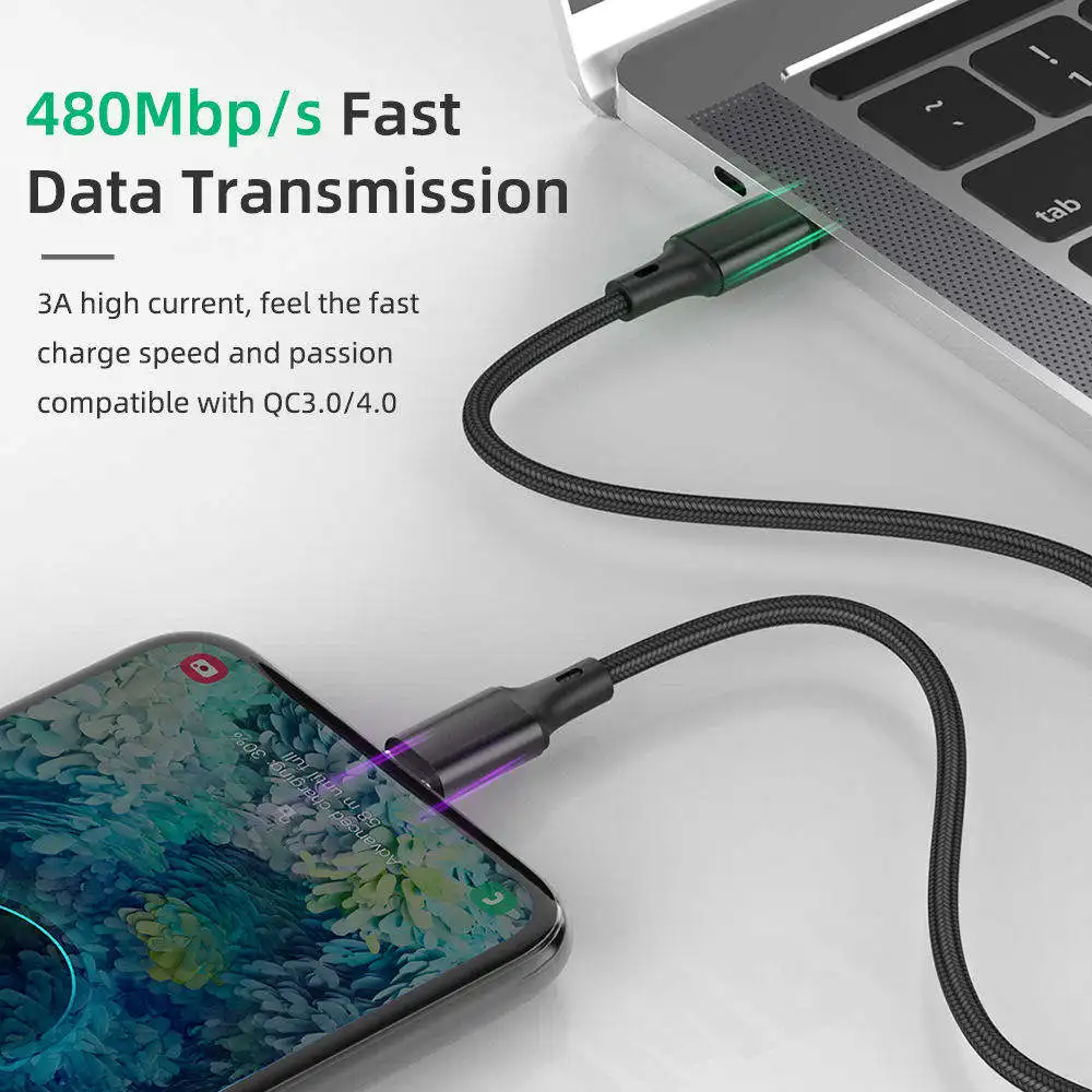 Eonline 5A 1M 60W PD Type C To Type C Cable USB-C Super Fast Charger Wire Cord PD USB Cable For Samsung S20 Xiaomi Huawei P30