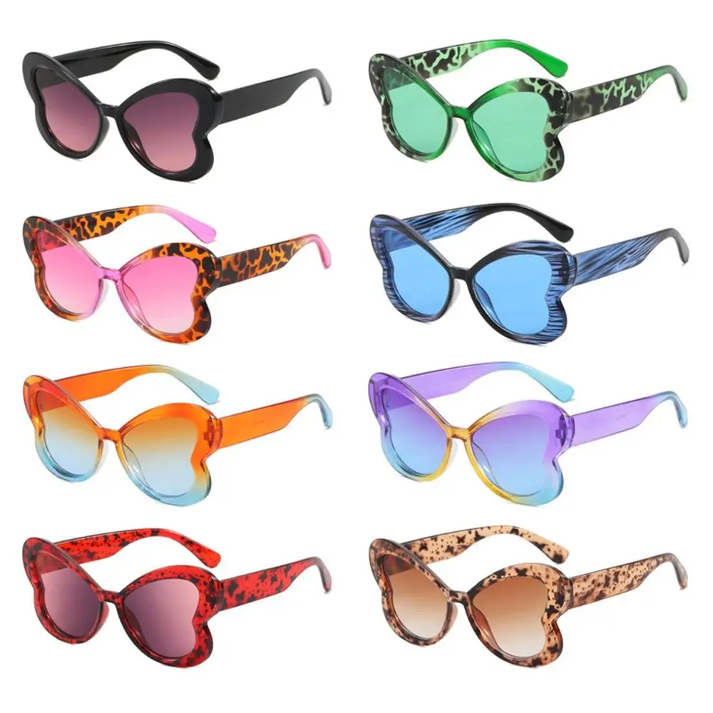 Trendy Colorful Butterfly Sunglasses Women Cat Eye Sun Glasses Candy Color Shades Gradient Lens Sunglasses Ladies Party Eyewear