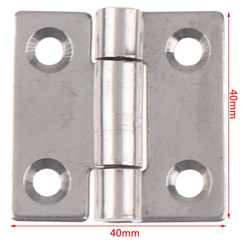 40*40*2mm Stainless Steel Hinge Industrial Equipment Cabinet Hinge