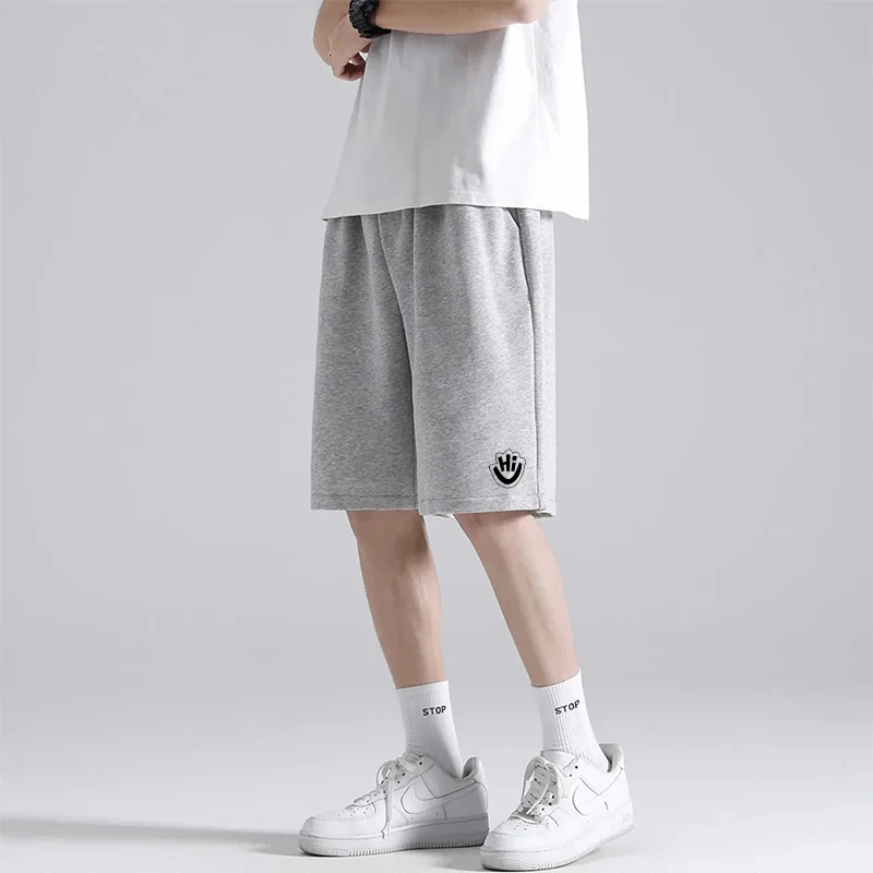 

American Casual Men's orts Loose Fit Summer Outdoor Wear Qui Dry Sport Five-Quarter Pants Breathable Straight Leg Trousers