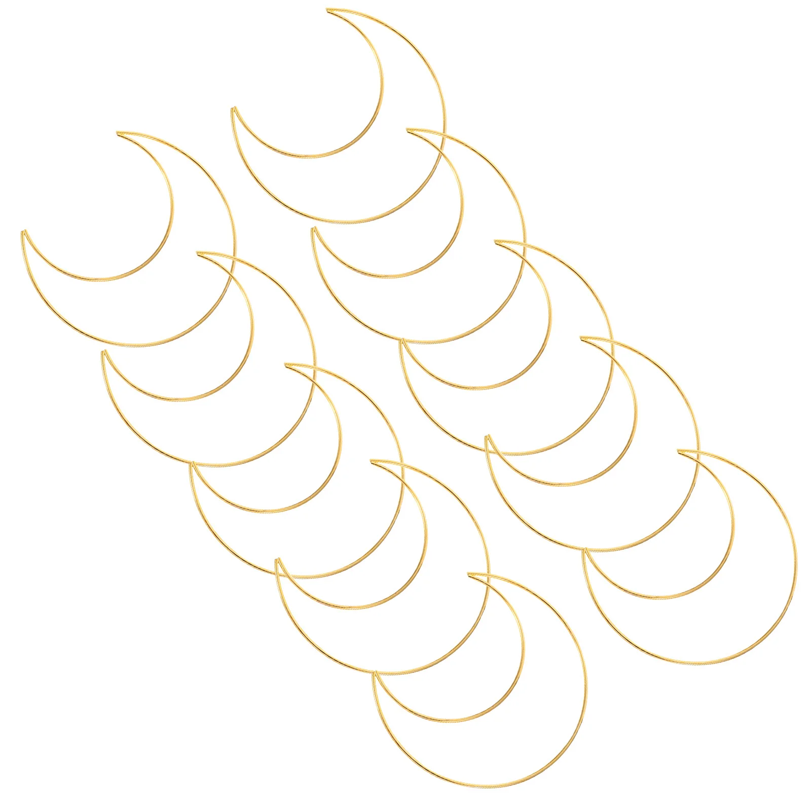 

10Pcs Metal Rings Sturdy Iron Craft Hoops for Dreamcatcher Supplies Macrame Wall Hanging Decoration