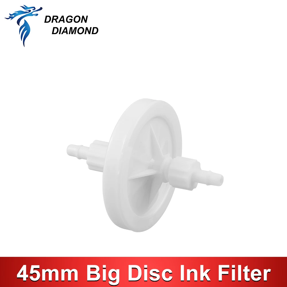 Filtro de tinta de disco grande de 45mm para impresora de tinta solvente Infiniti Challenger ICONTEK CRYSTALJET Myjet Wit-color Gongzheng