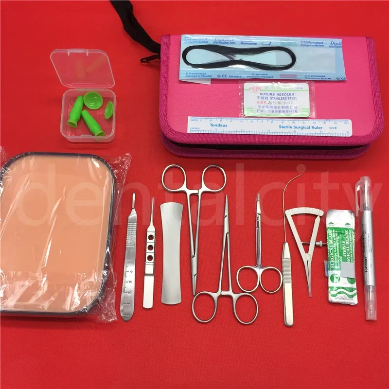 1 Satz ophthalmologische mikrochirurgische Instrumente aus Edelstahl, Chirurgie, professionelle Augenlidwerkzeuge