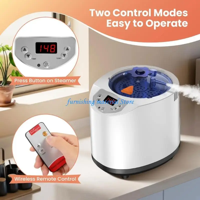 Y5GD Household Use Steam Generator 3 Liter capacity strong Metal 1200 calorie Wireless Unit