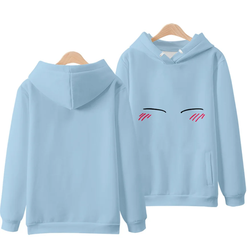 Anime Rimuru Tempest Hooded Hoodies Boys Girls Long Sleeve Sweatshirt Men Clothes cosplay costume