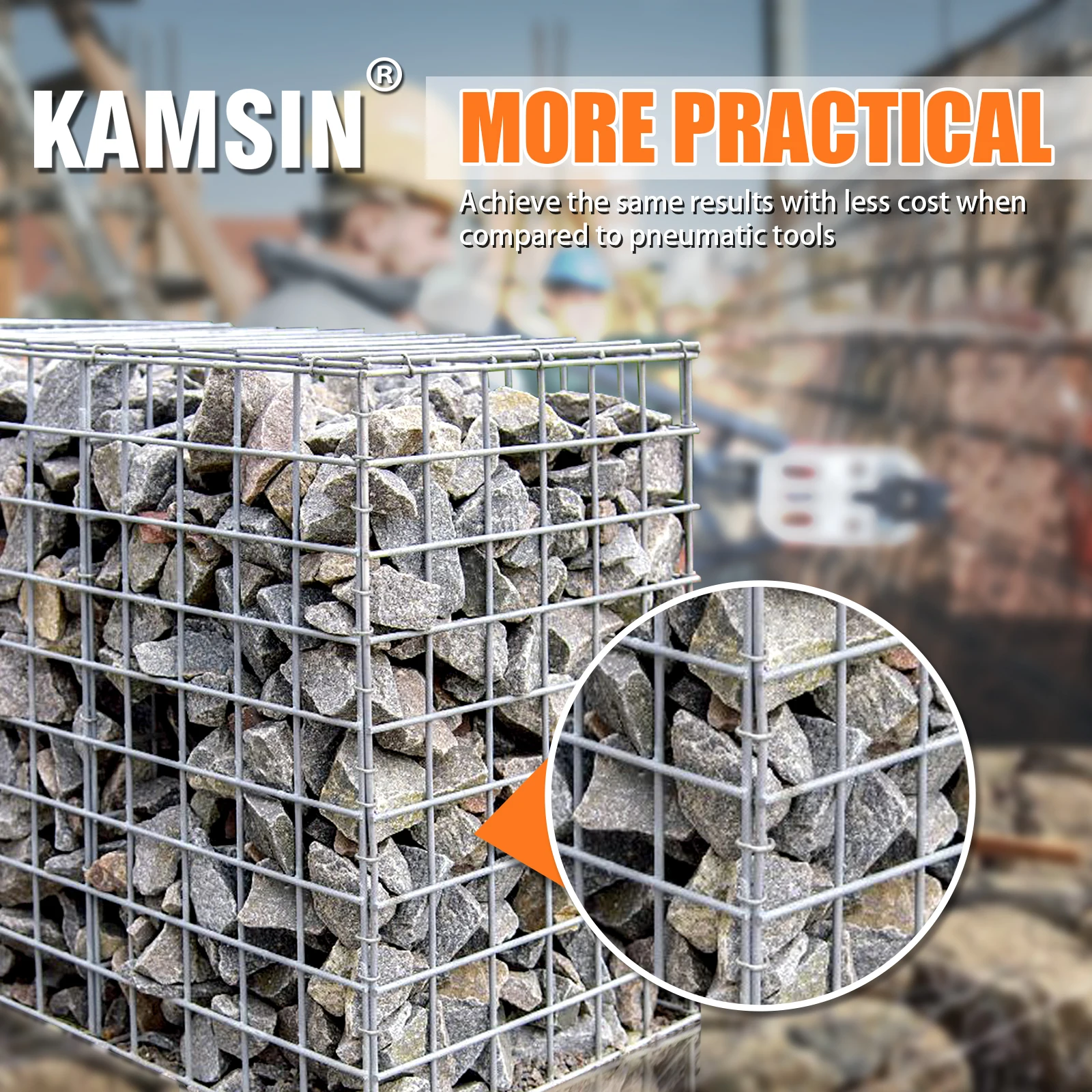 Kakasin c50 11ga 1/2 "coroa manual alicate de anel de porco para gaiola de frango gabion fixação gaiolas de fio cerca de construção