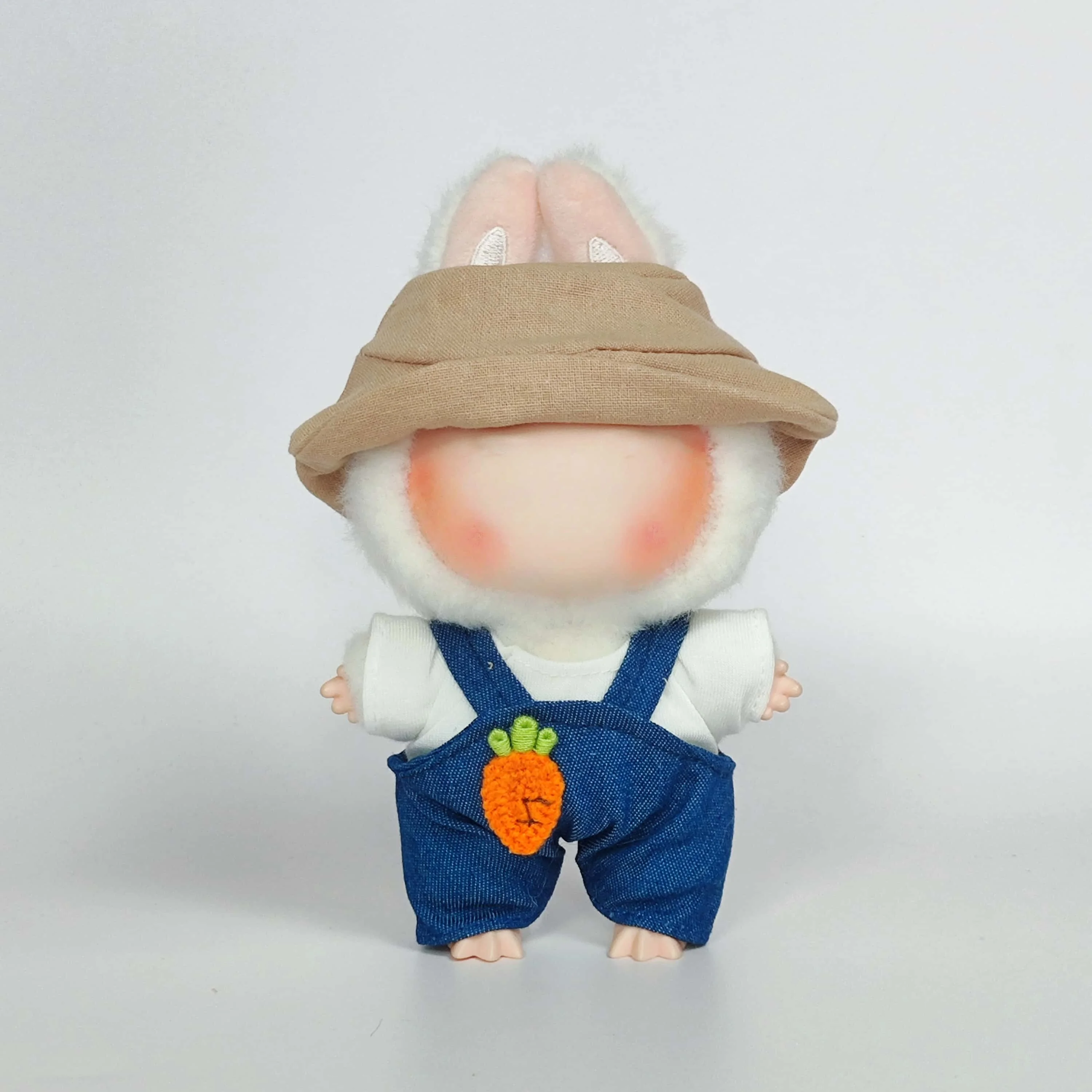 Mini doll clothes accessories for K-pop Korea EXO 15-17cm Labubu Idol V1 V2 bear overalls outfit set gift