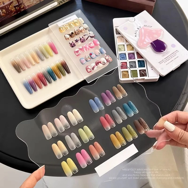 

Plate Nail Polish Gel Pat Glue Gypsum Gel Varnish Solid Color Shiny Luster Long-lasting DIY Home Salon Gel Polish For Nail Art