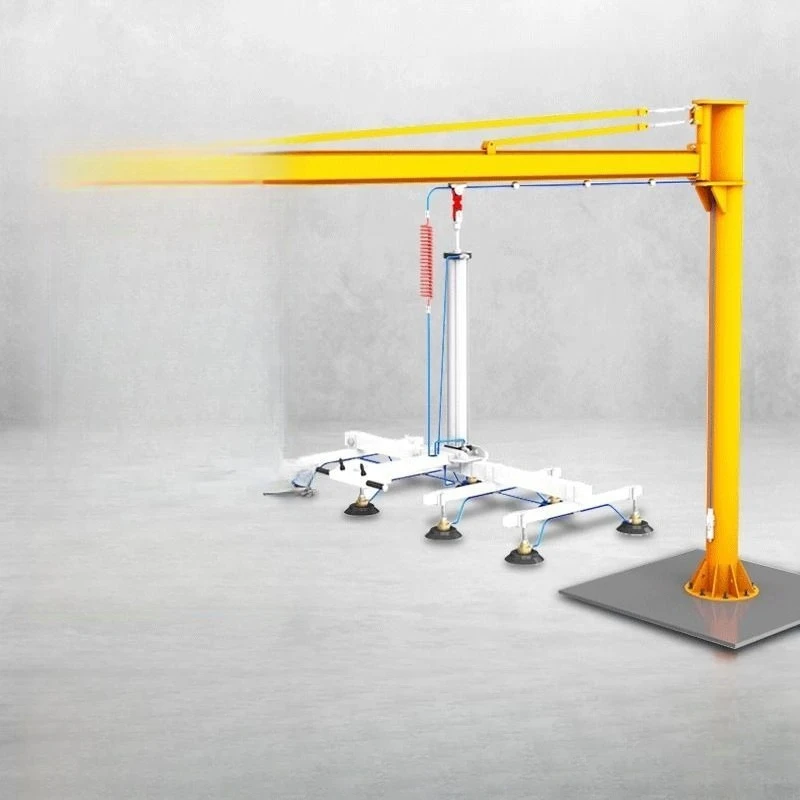 

Laser cutting feeder, cantilever pneumatic vacuum chuck spreader