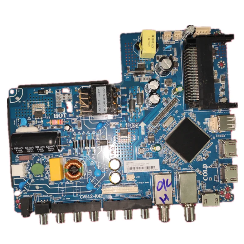 

CV512-K42 Three in one TV motherboard resolution 1920X1080 constant current voltage current 34-42v 550ma OR 1366X768 25W